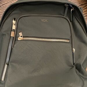 TUMI Dark Green Halsey Voyageur Backpack NWT
